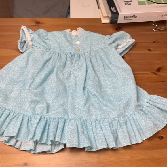 Vintage toddler girls  dress with apron - Picture 6 of 6